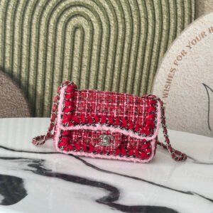 p1000 Chanel 25c show red woolen ribbon cf❤️out of stock 20cm🍒🌶️