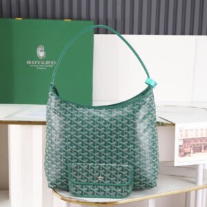 [Premium Quality Original Materials] p480 bohème hobo bag is the epitome of lightweight, flexible and secure, thanks to its zipper closure. Thanks to its wide handles, it's also very comfortable as a shoulder bag. It also features the signature removable pouch that snaps shut.

27 cm x 15 cm x 42 cm
Item No. 020223 Green
Comes with gift bag,